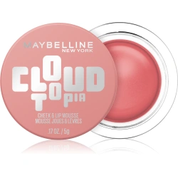 Matowy kremowy róż do ust i policzków w musie Maybelline Cloudtopia 09 Dreamy Dawn