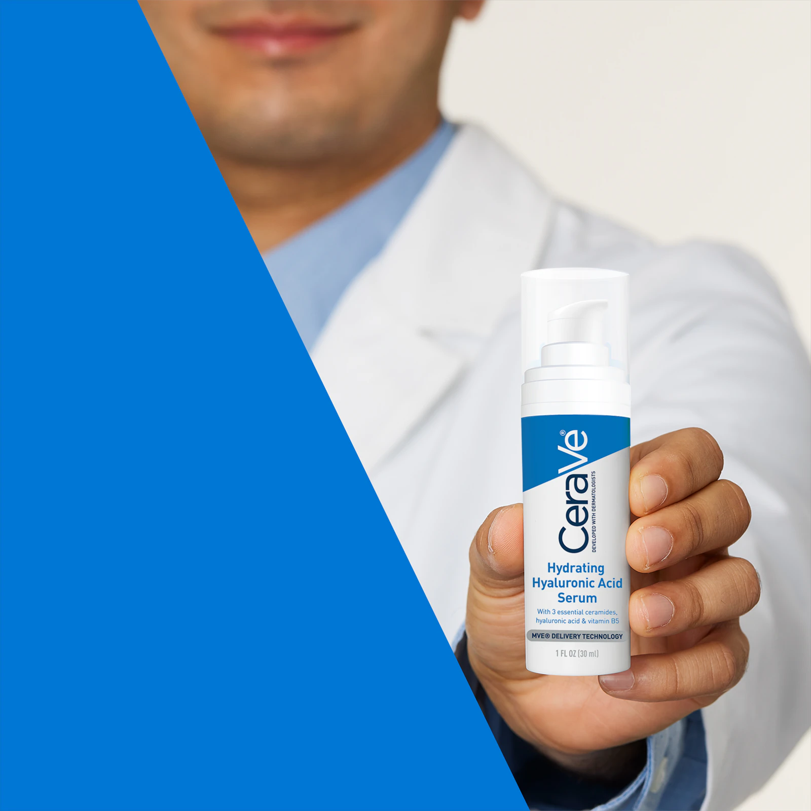 CeraVe serum z kwasem hialuronowym do cery suchej