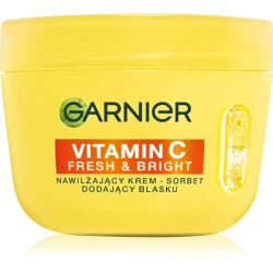 krem sorbet Garnier z witaminą C na przebarwienia i glow
