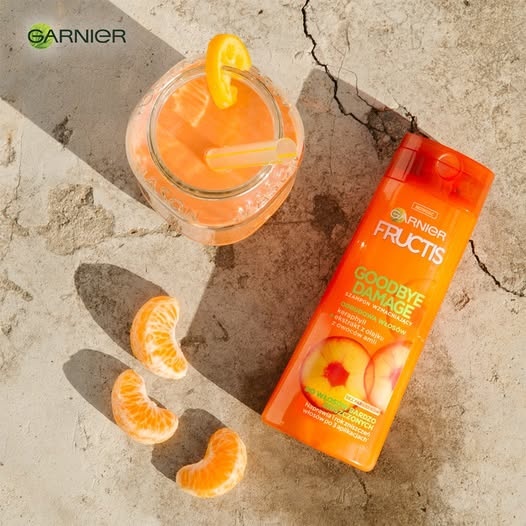 Garnier Goodbye Damage szampon z keratyną i amlą