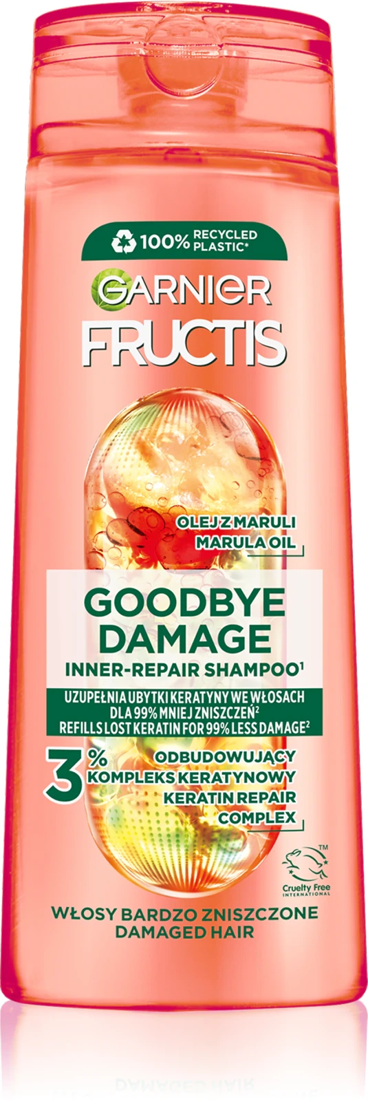 szampon Garnier Goodbye Damage do bardzo zniszczonych włosów