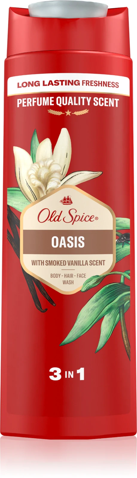 żel Old Spice 3w1 o zapachu wanilii i bursztynu