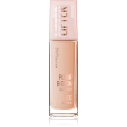 Podkład rozświetlający SPF 15 z niacynamidem Maybelline Lifter Plump & Glow 102