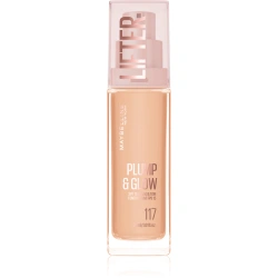 Podkład rozświetlający SPF 15 z niacynamidem Maybelline Lifter Plump & Glow 117