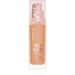 Podkład rozświetlający SPF 15 z niacynamidem Maybelline Lifter Plump & Glow 119