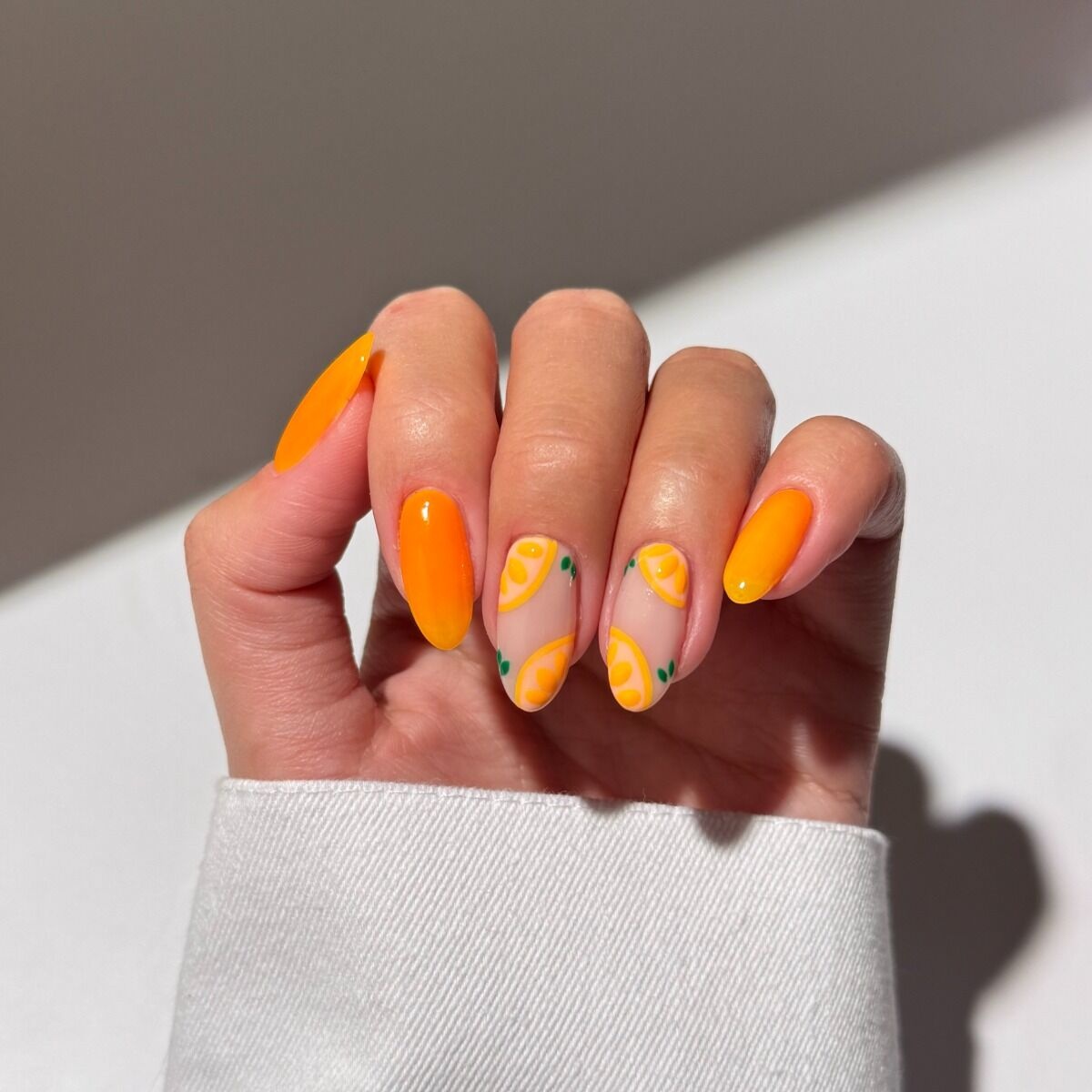 lakier hybrydowy jelly nails pomarańczowy połysk