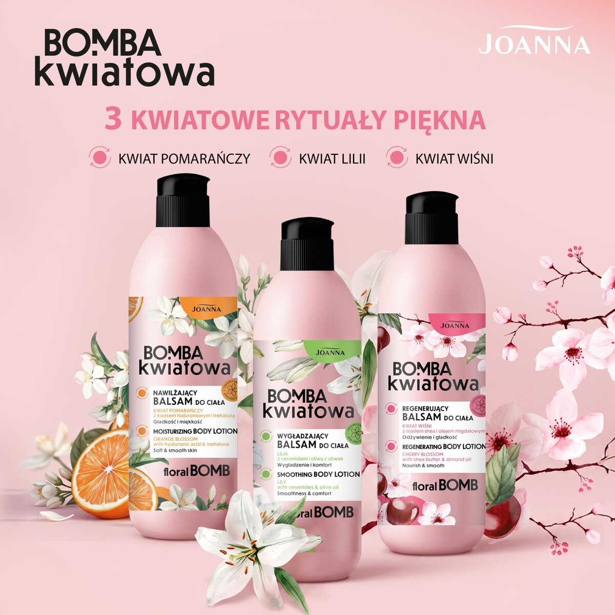 Joanna Bomba Kwiatowa balsam z mocznikiem do skóry suchej