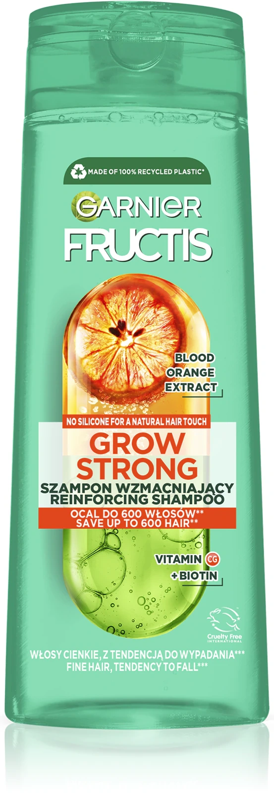 szampon Garnier Fructis wzmacniający cienkie osłabione włosy