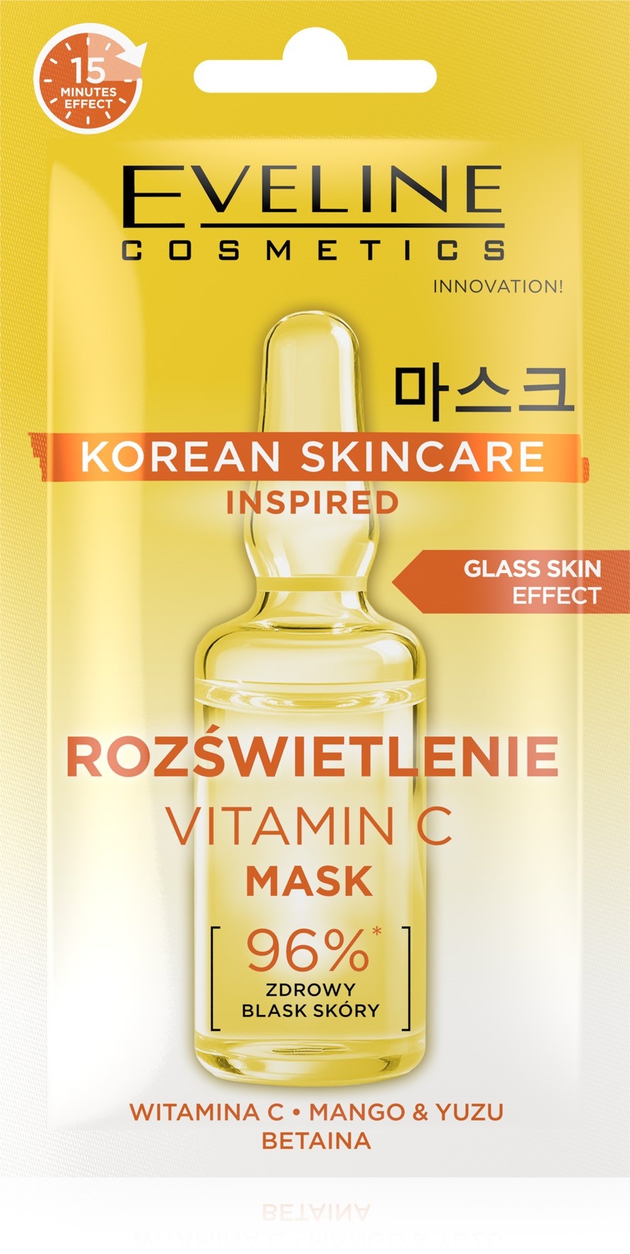 maseczka z witaminą C na przebarwienia Eveline Korean Skincare