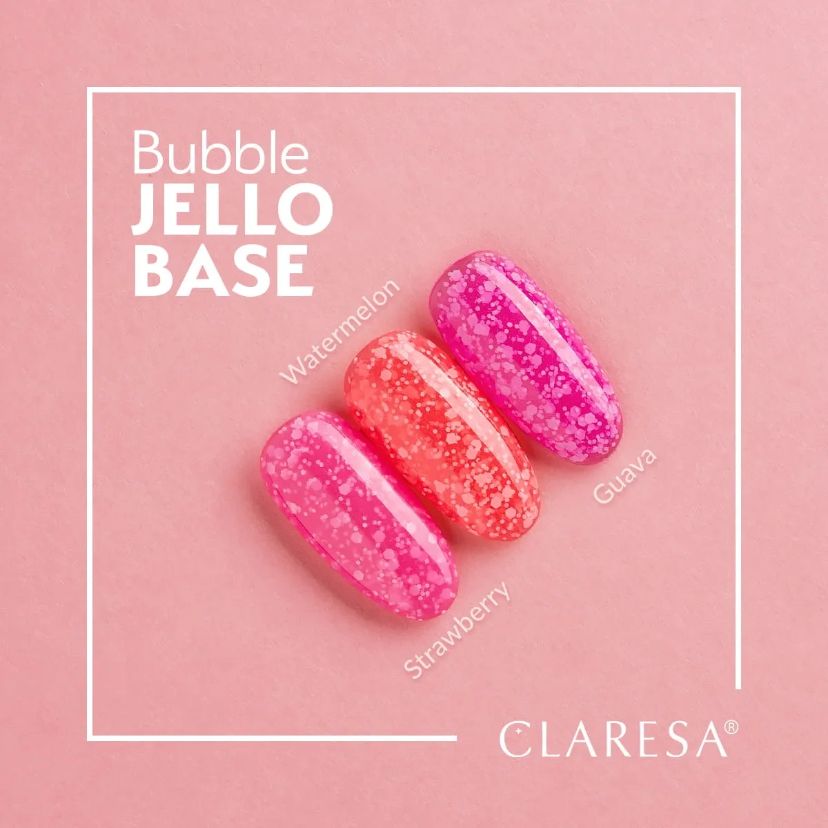 półtransparentna baza hybrydowa efekt bubble