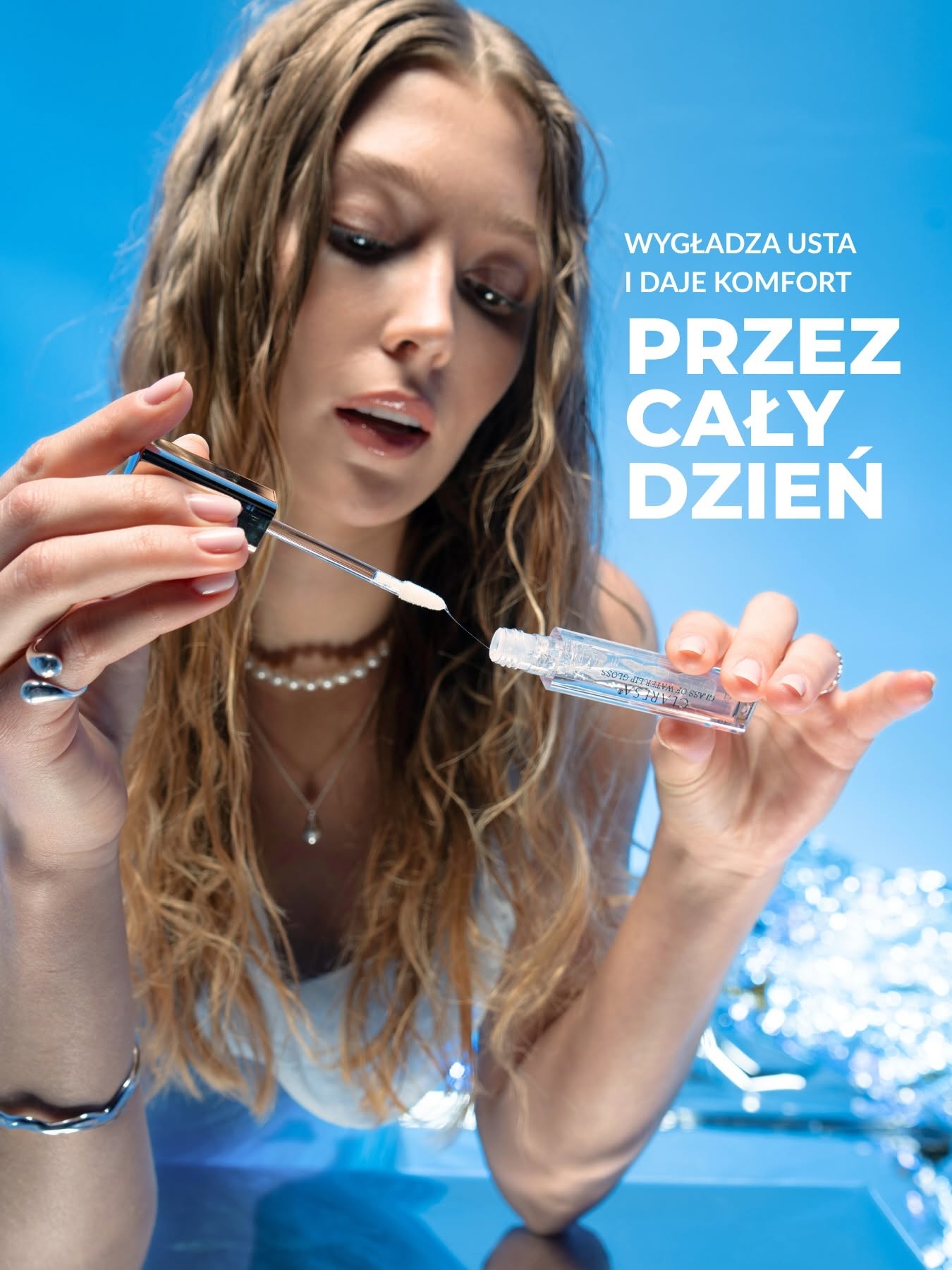 błyszczyk do ust na pomadkę