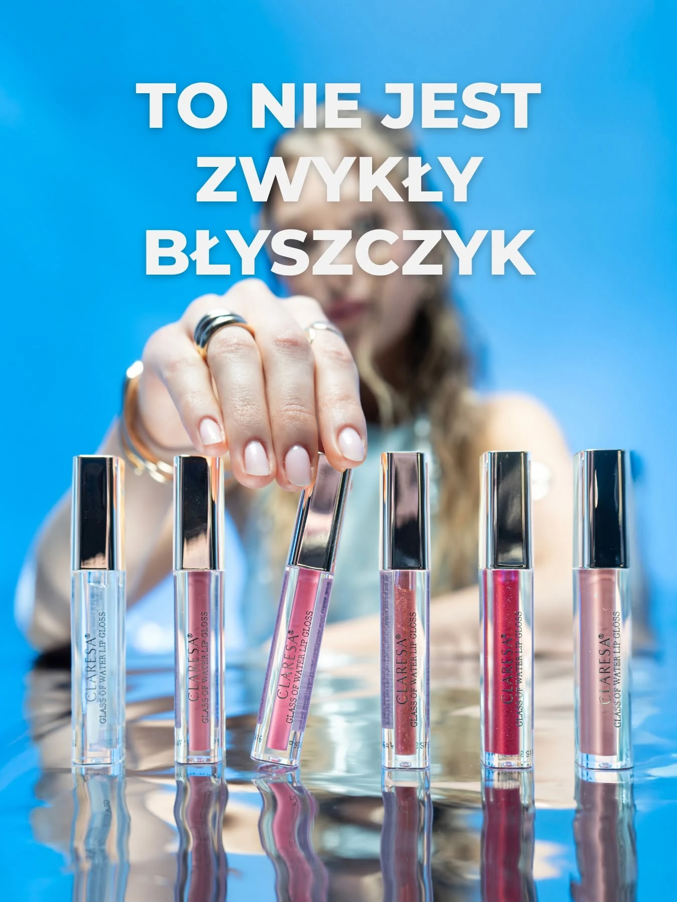 błyszczyk do ust z drobinkami