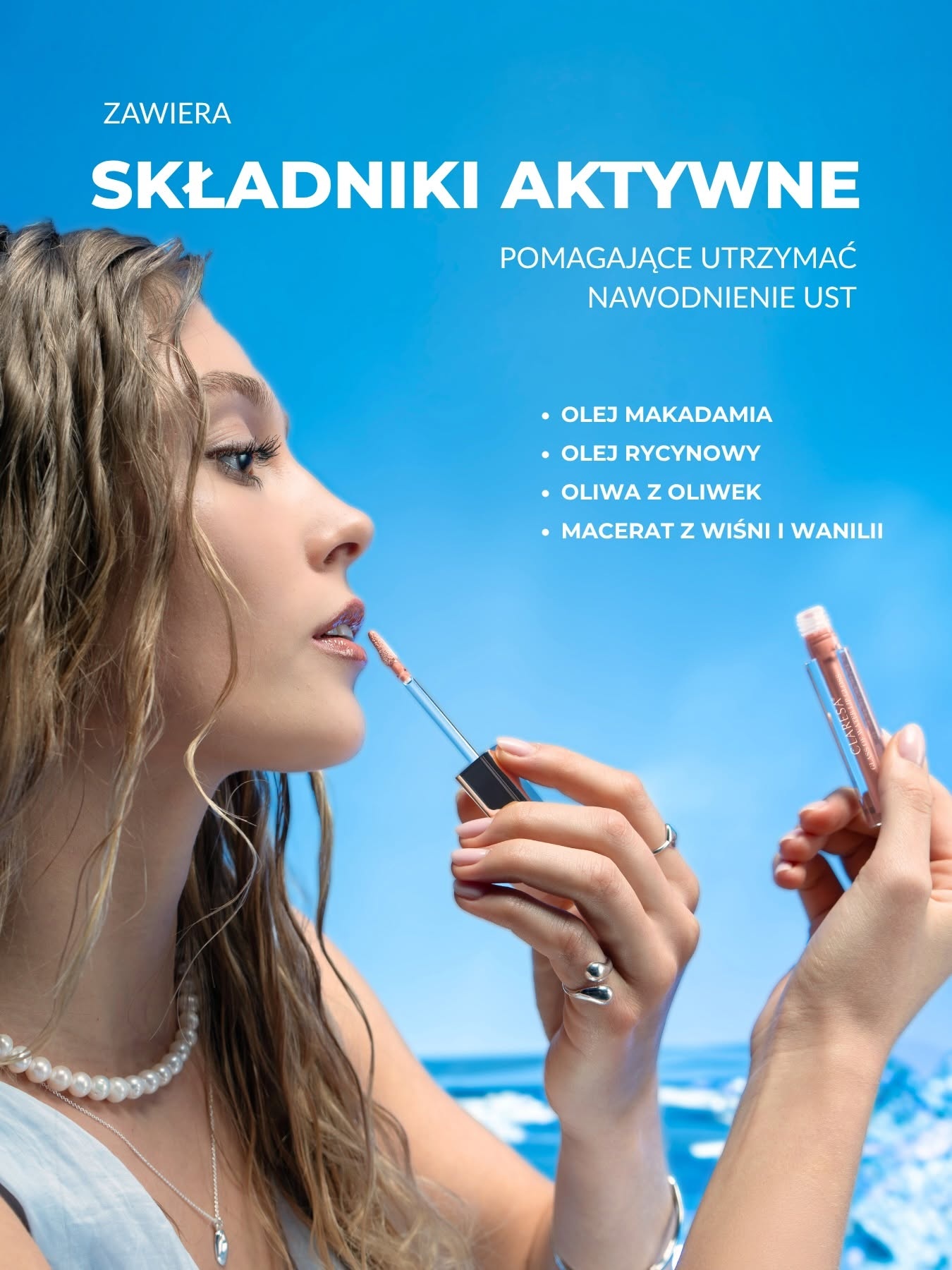 błyszczyk do ust bez koloru