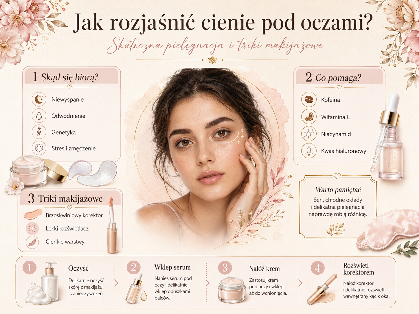 Cienie pod oczami – skąd się biorą i co naprawdę pomaga cienie pod oczami przyczyny i sposoby