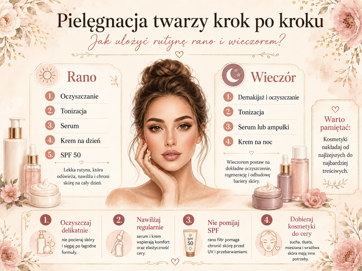 Codzienna pielęgnacja twarzy rano i wieczorem jak dbać o twarz codziennie