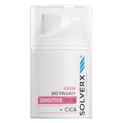 krem z CICA do cery wrażliwej Solverx Sensitive Skin