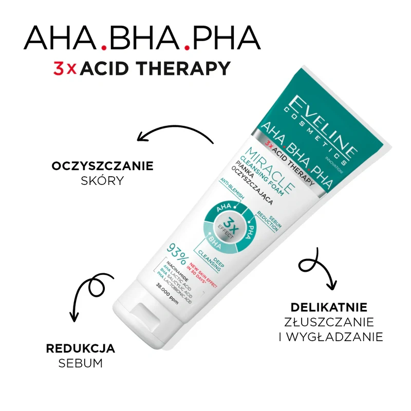 pianka do cery mieszanej z niedoskonałościami