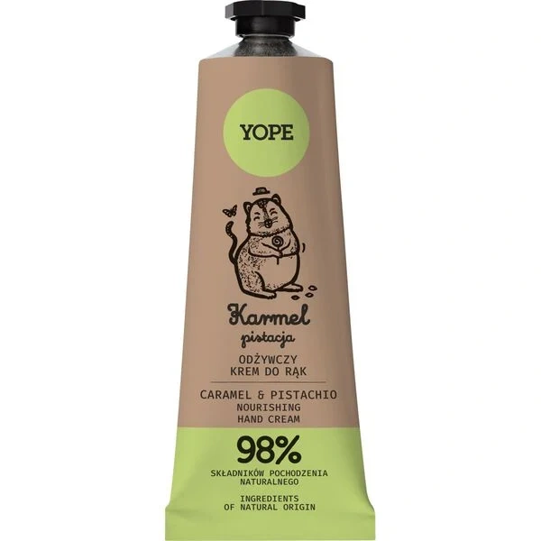 krem do suchych rąk Yope Karmel Pistacja