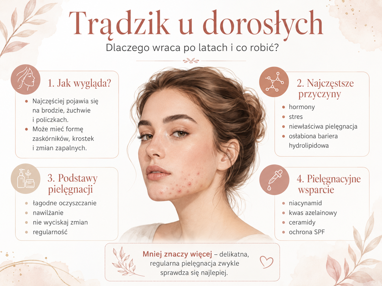 Pielęgnacja cery trądzikowej u dorosłych jak pielęgnować cerę trądzikową u dorosłych