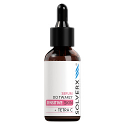 serum z TETRA C na przebarwienia Solverx Sensitive Skin