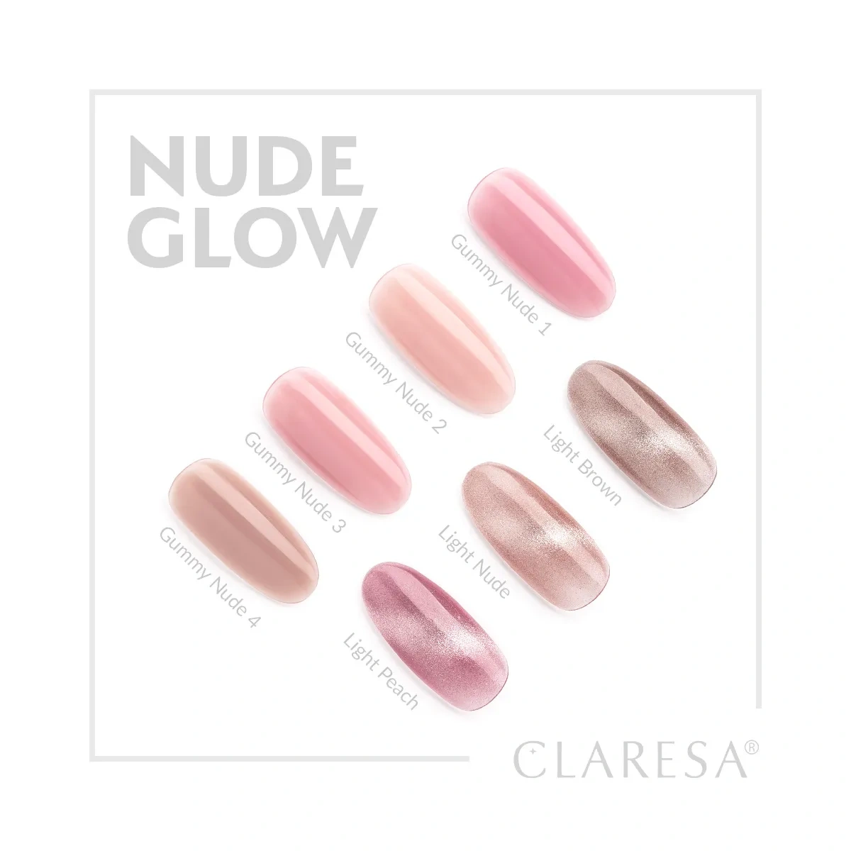 Claresa lakier hybrydowy róż nude