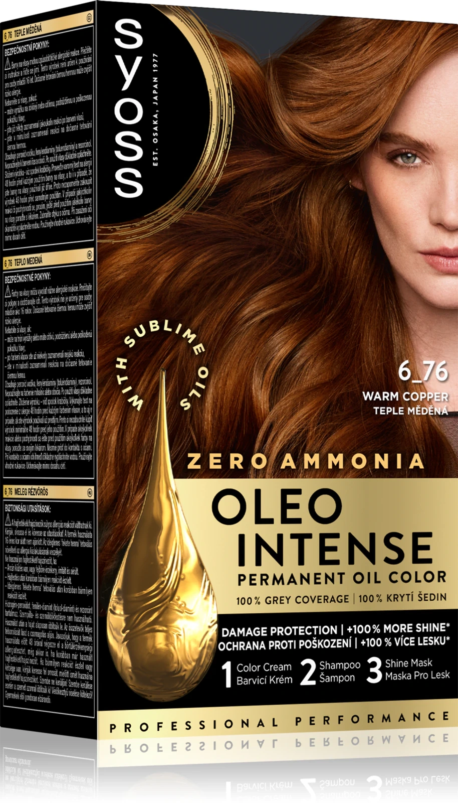 Farba Syoss Oleo Intense bez amoniaku z olejkami