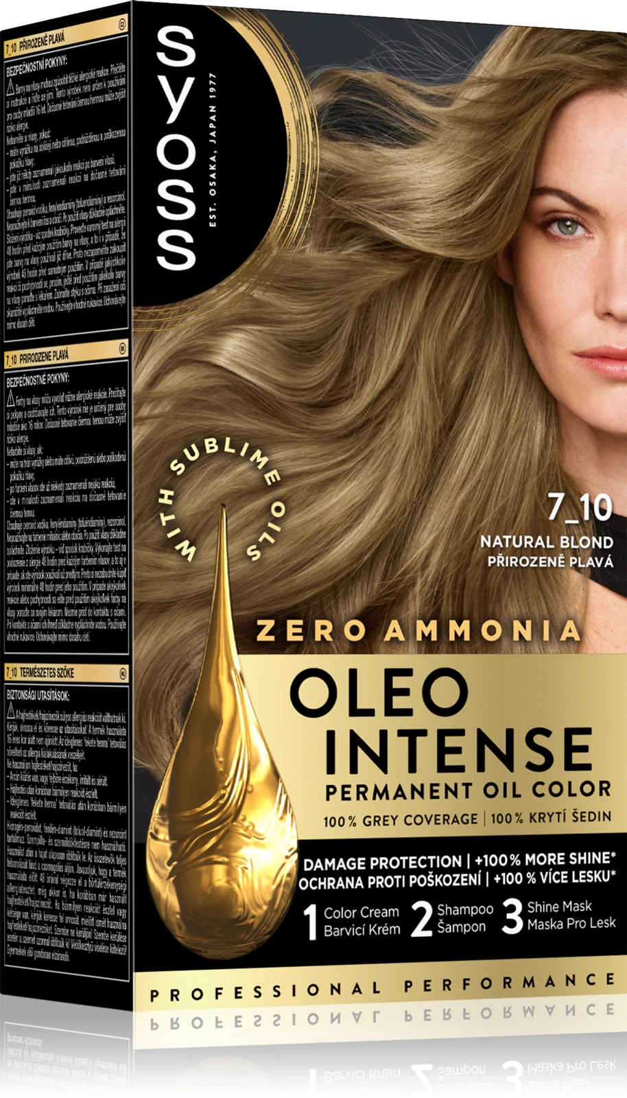 Farba Syoss Oleo Intense bez amoniaku z olejkami