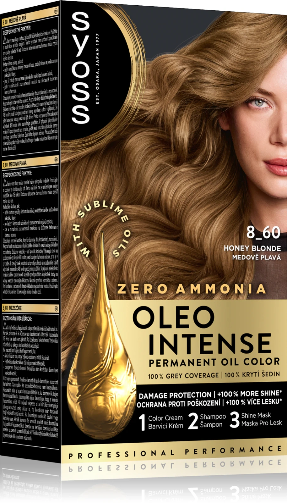 Farba Syoss Oleo Intense bez amoniaku z olejkami