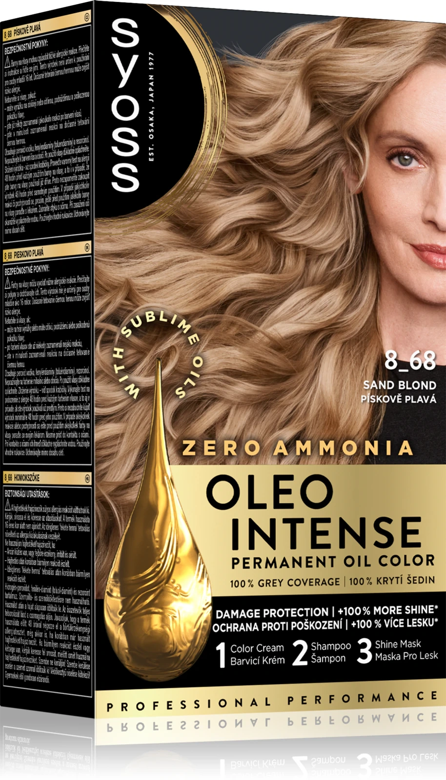 Farba Syoss Oleo Intense bez amoniaku z olejkami