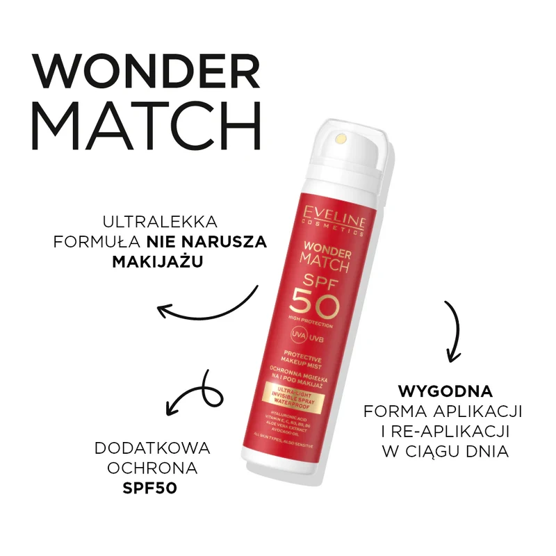 lekka mgiełka SPF do twarzy na co dzień