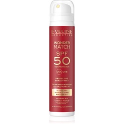 mgiełka SPF 50 do reaplikacji na makijaż Eveline Wonder Match