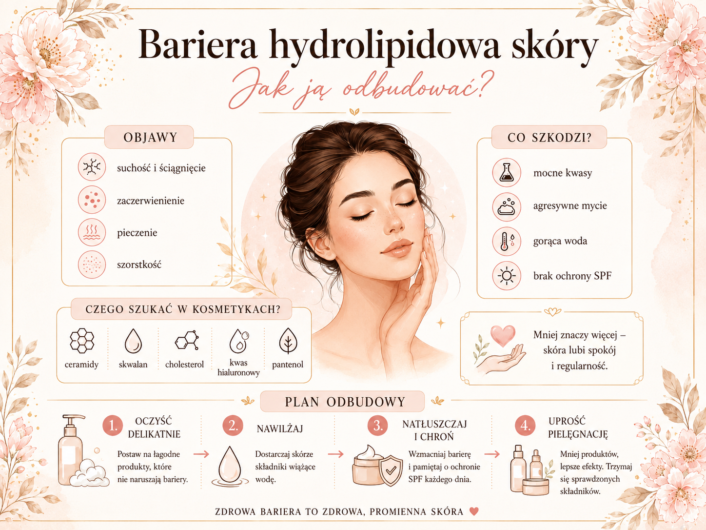 Uszkodzona bariera hydrolipidowa skóry i podrażniona cera jak odbudować barierę hydrolipidową skóry