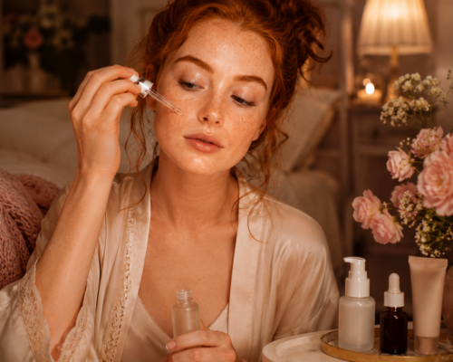 retinol w wieczornej pielęgnacji twarzy