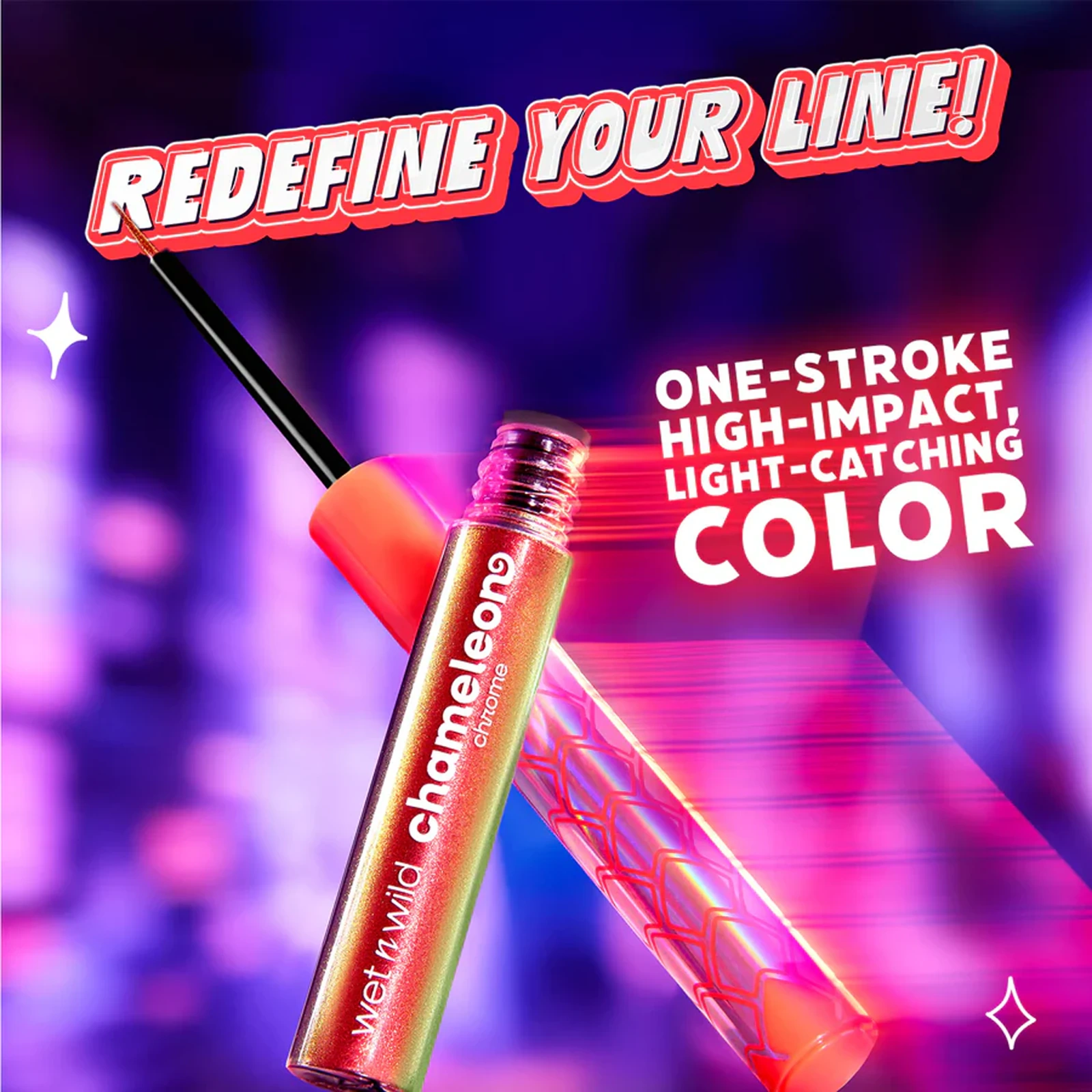 eyeliner w płynie z cienkim pędzelkiem