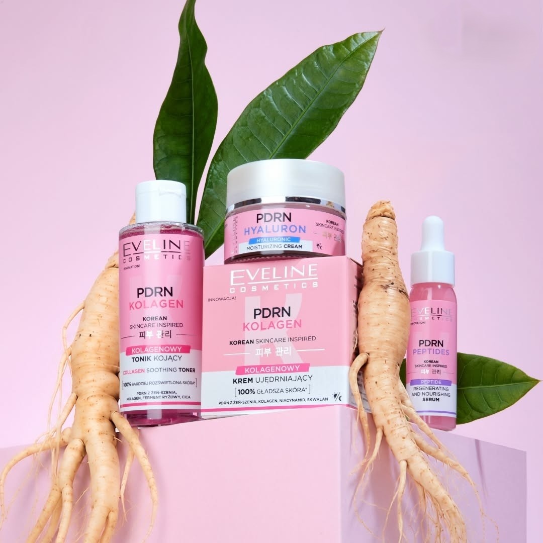 Przeciwzmarszczkowe serum peptydowe z kolagenem i kwasem hialuronowym Eveline PDRN Peptides - obrazek 2