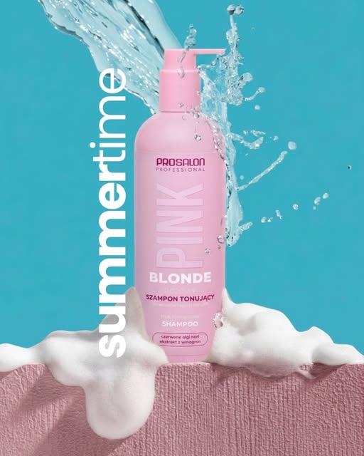Prosalon Pink Blonde różowy szampon do blondu
