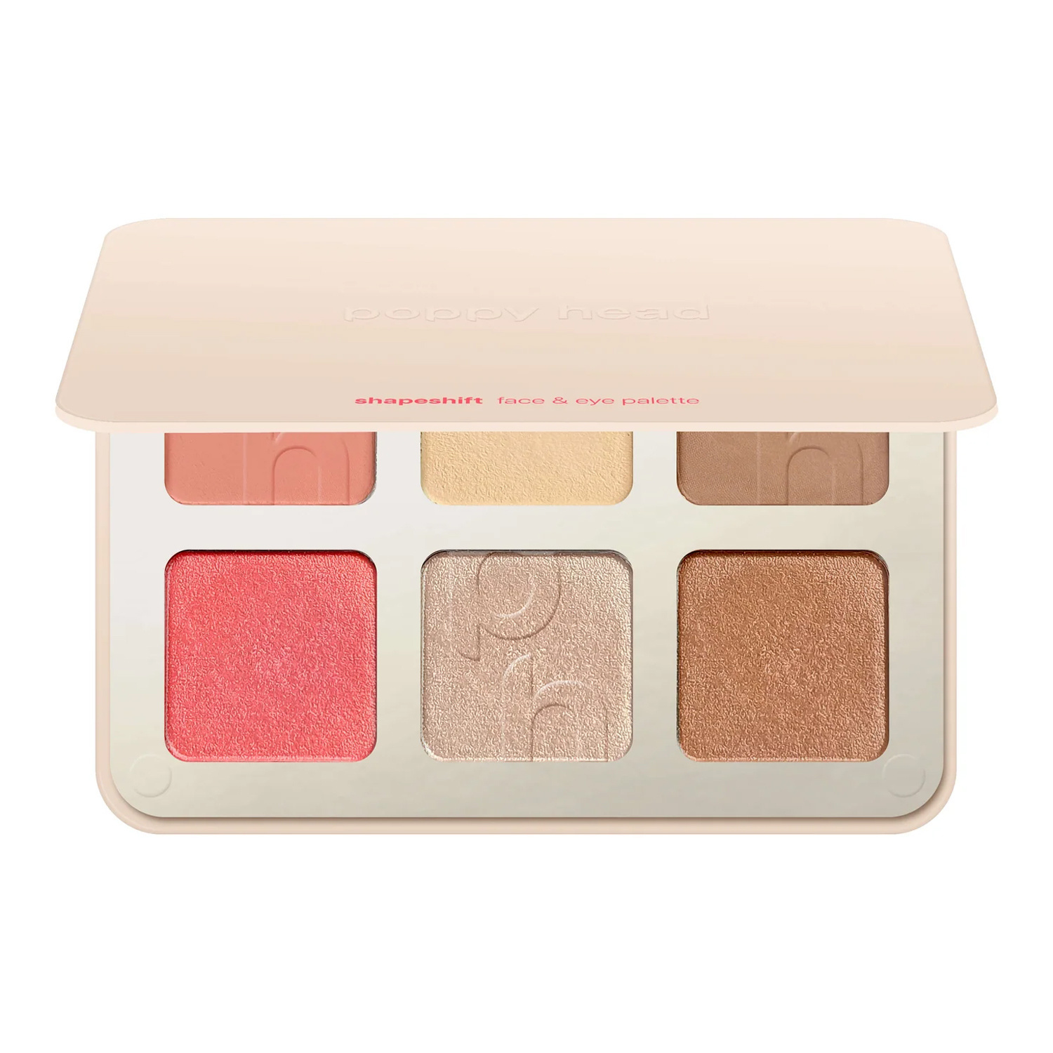 Paleta Poppy Head Shapeshift bronzer róż rozświetlacz i cienie