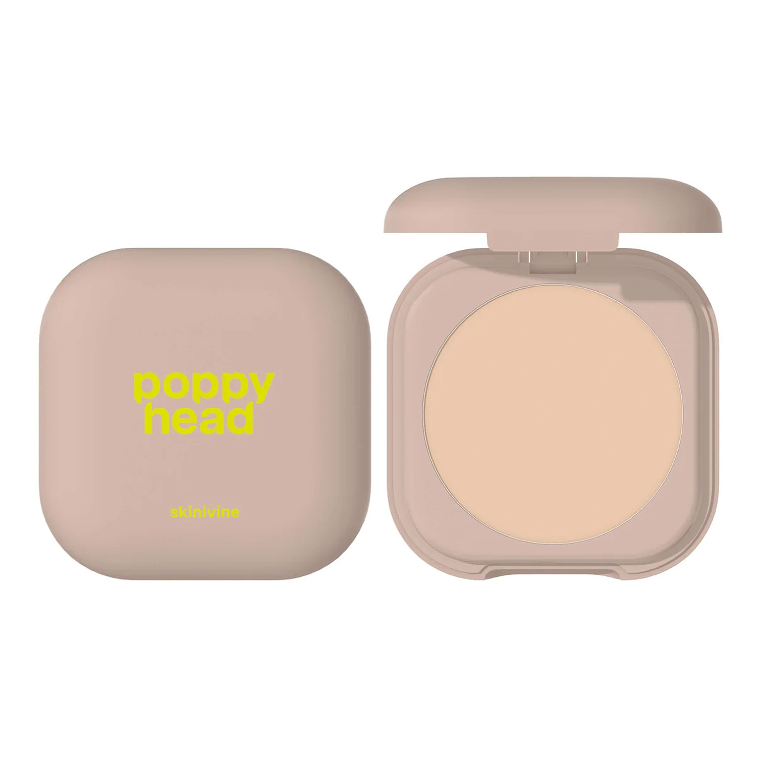 Poppy Head Skinivine prasowany puder utrwalający z efektem blur 02 Truly