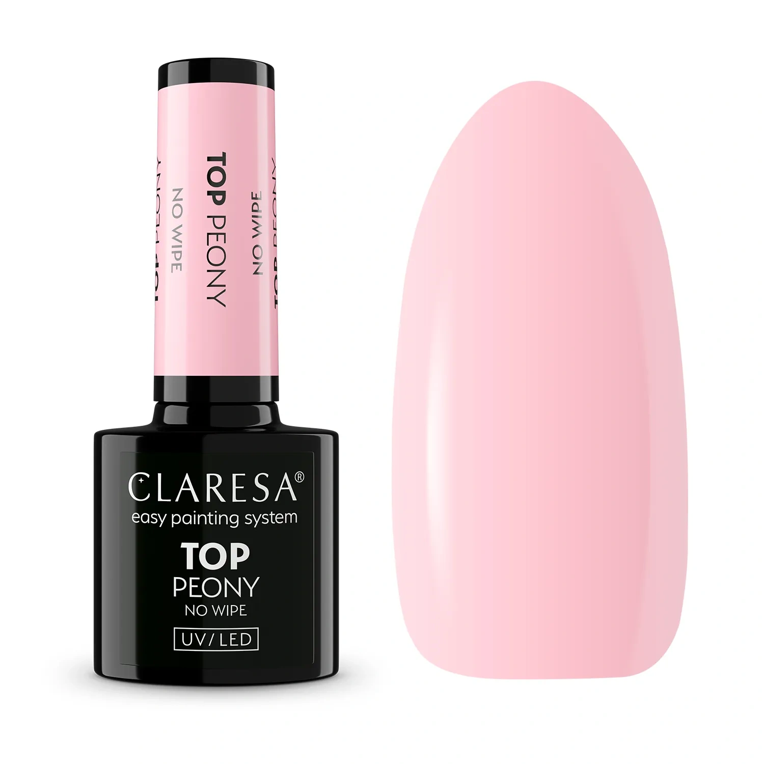 Claresa Peony pudroworóżowy top do pastelowych stylizacji