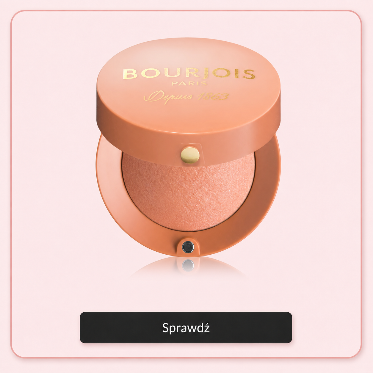 Wypiekany róż do policzków Bourjois Little Round Pot Blush 03 Brun Cuivre
