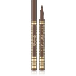 Eveline Precise Brush Liner Rich Chocolate brązowy eyeliner z cienkim pędzelkiem