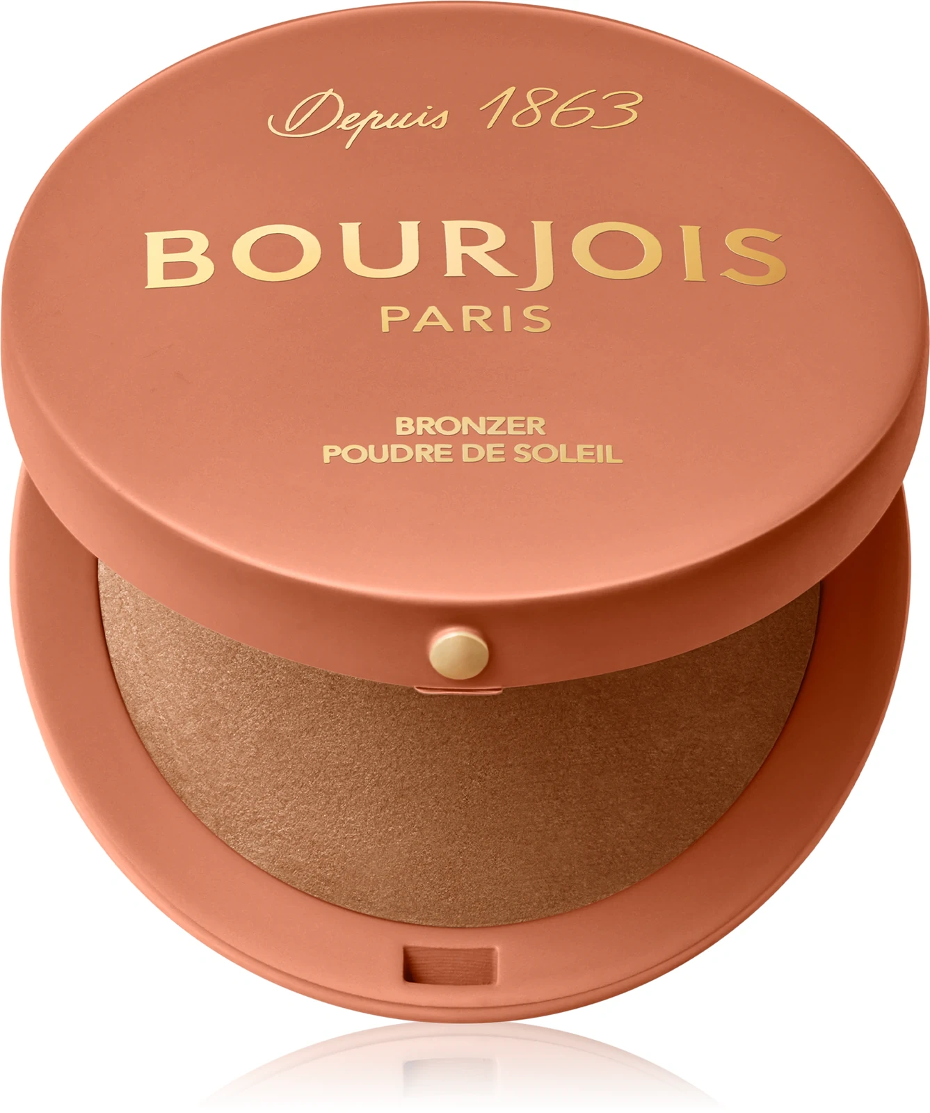Bourjois Maxi Round Pot puder brązujący do konturowania i efektu naturalnej opalenizny