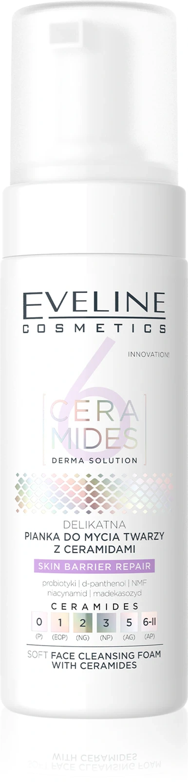 Eveline 6 Ceramides delikatna pianka oczyszczająca z ceramidami