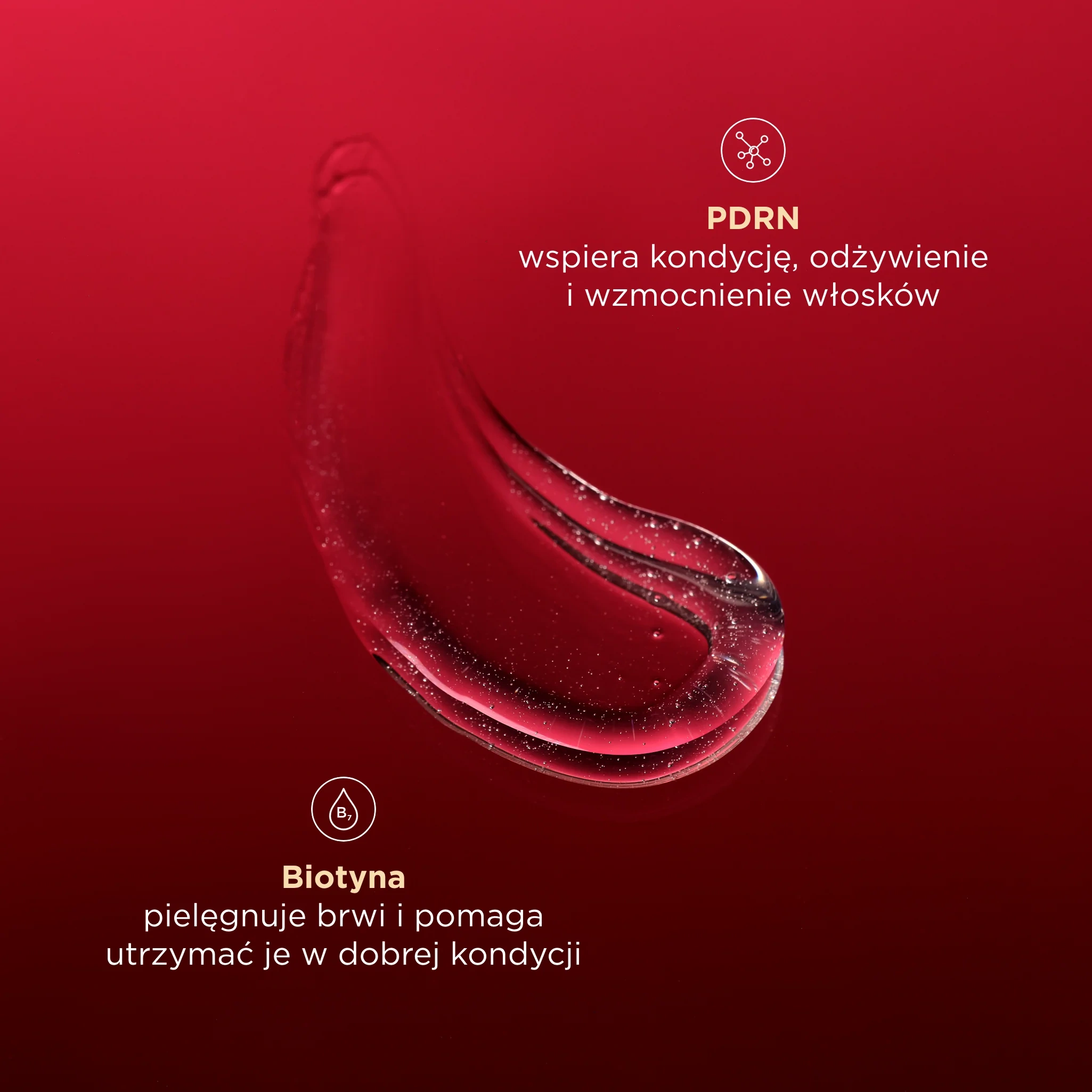 Transparentny żel do brwi Eveline Wonder Match Brow Laminator 24H z PDRN i biotyną wspierającymi kondycję włosków