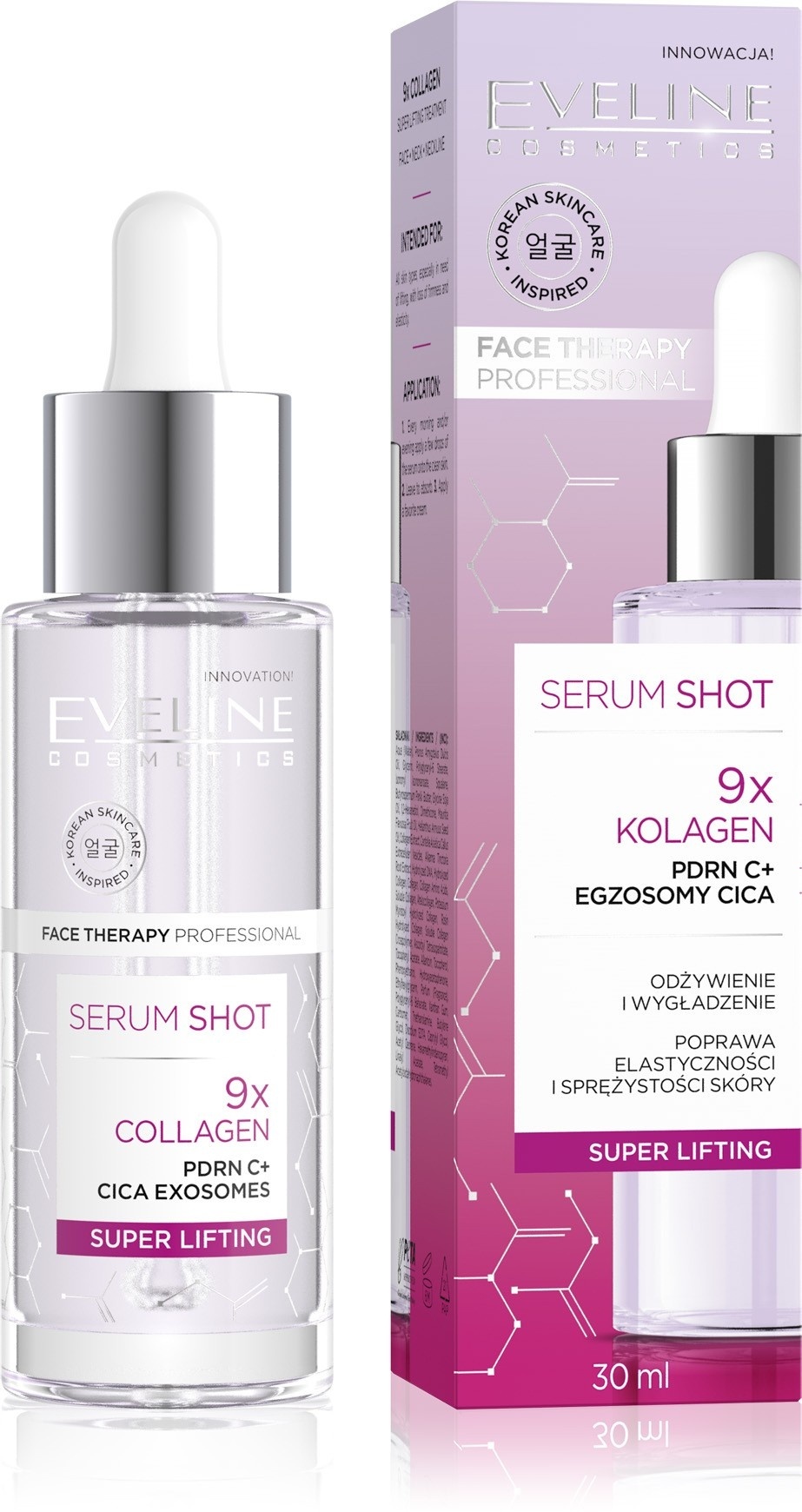 Eveline Face Therapy Professional Serum Shot kolagenowe serum liftingujące do twarzy