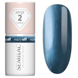 Morski lakier do paznokci Semilac Easy Off L31 Night Teal Blush