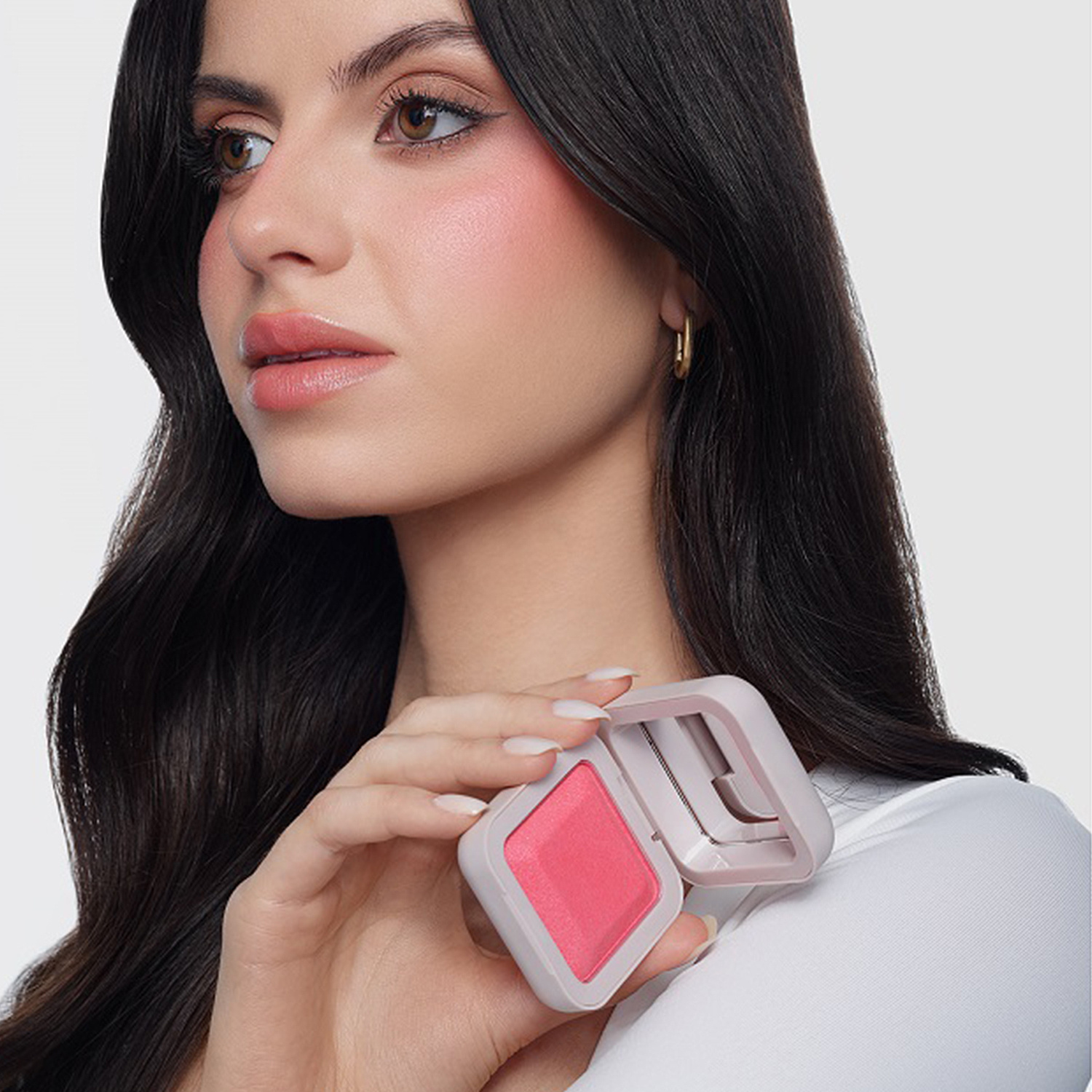 Wypiekany róż rozświetlający do policzków Poppy Head Roselight 04 Watermelon Shimmer - obrazek 2