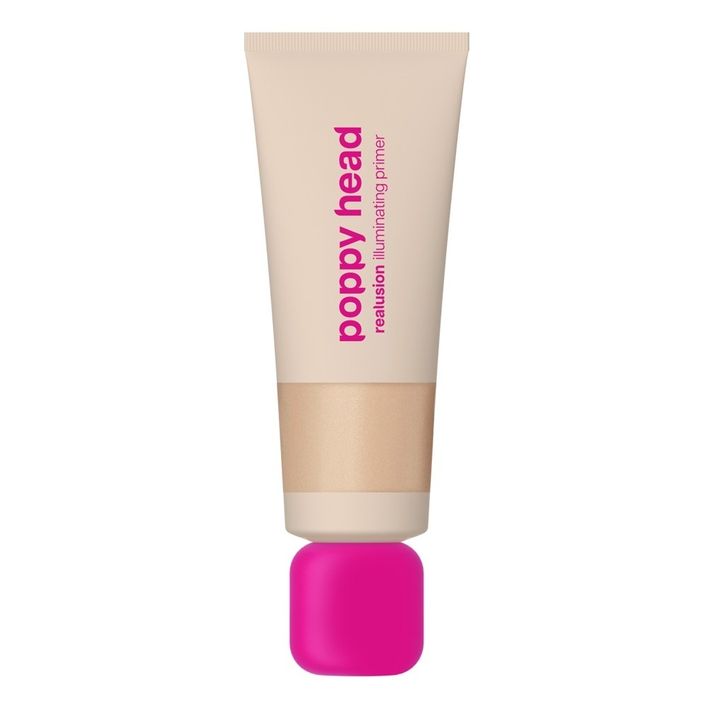 rozświetlająca baza Poppy Head Realusion Glass Beige szampański beż