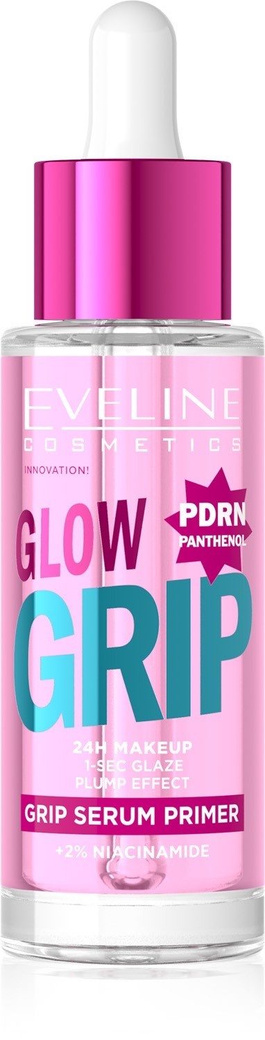 Eveline Glow Grip Serum Primer z 2% niacynamidem i efektem glow