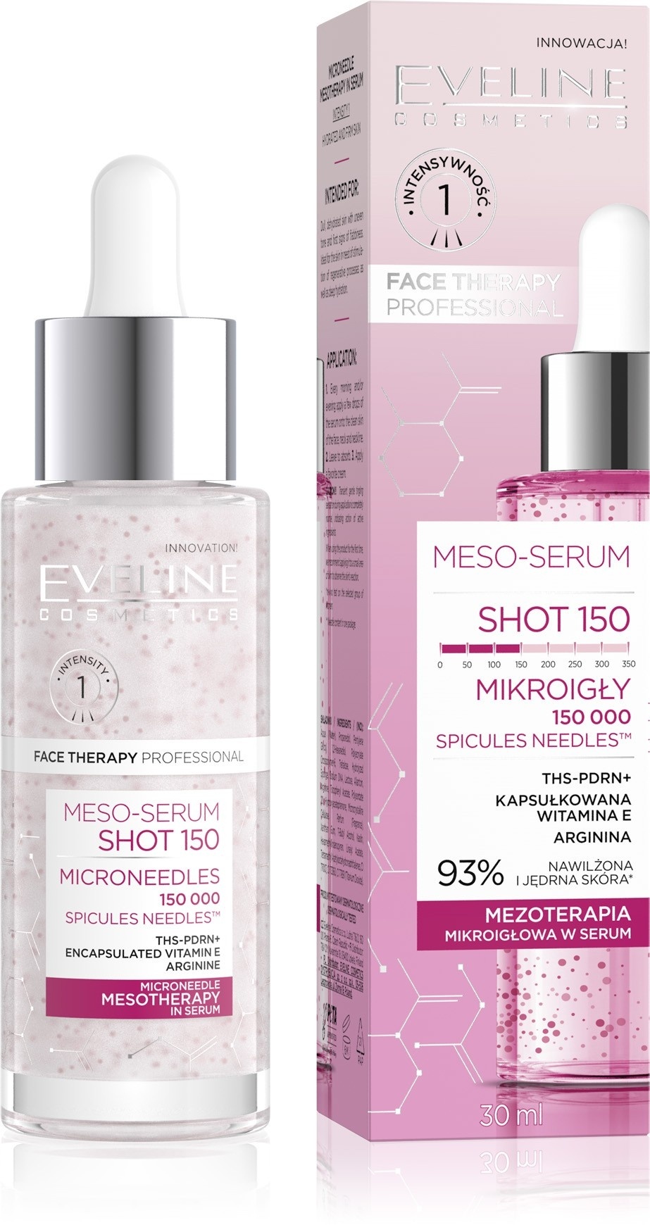 Eveline Face Therapy Professional Meso-Serum Shot serum z mikroigłami, PDRN i Hialuronem 4D